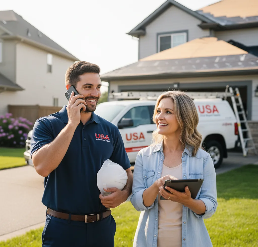 USA Roof Repair Experts customer support in Hainesport